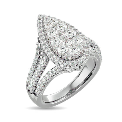 Diamond 2 Ct.tw Engagement Ring in 14K White Gold