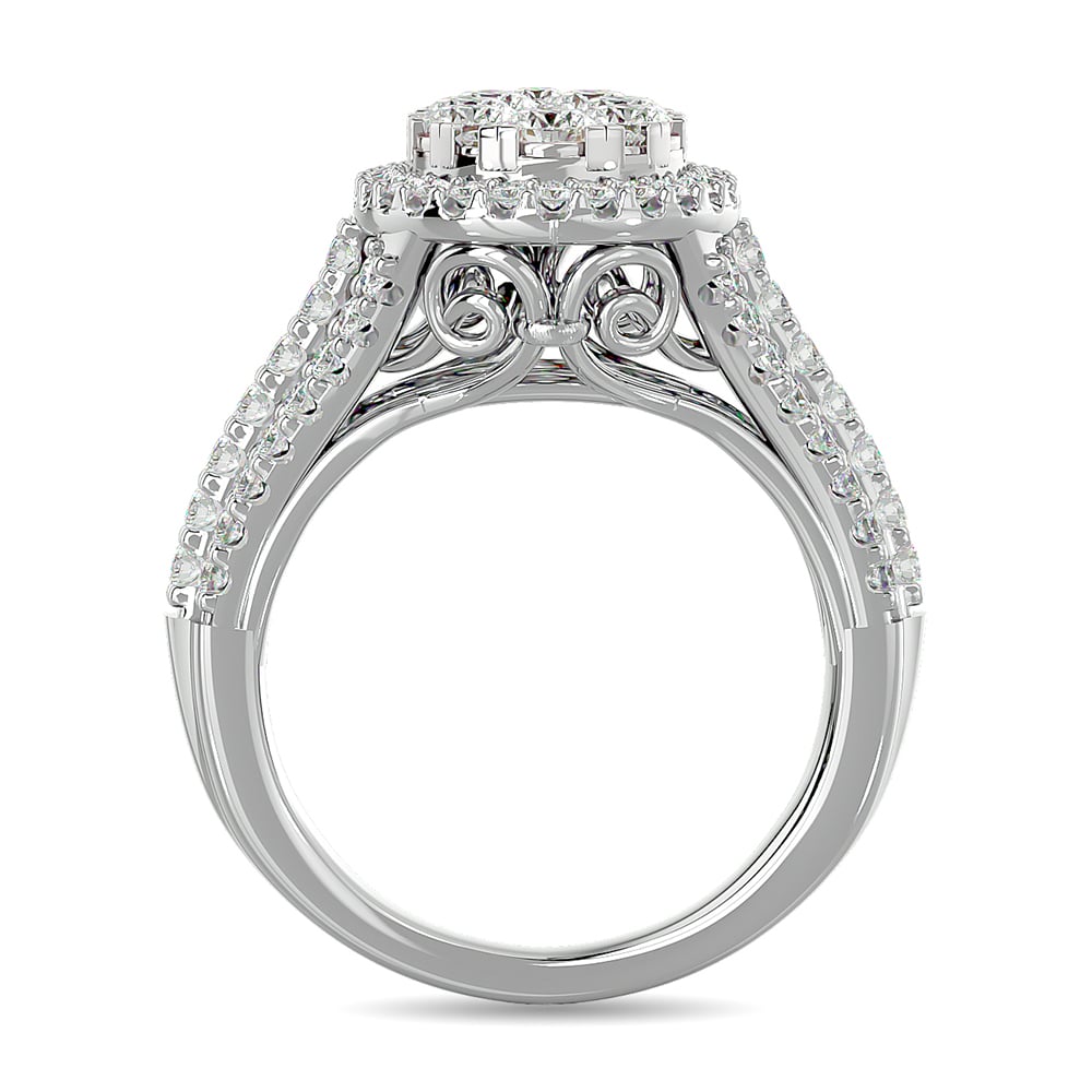 Diamond 2 Ct.tw Engagement Ring in 14K White Gold