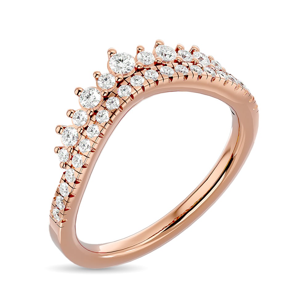 Diamond 1/3 Ct.tw Band in 14K Rose Gold