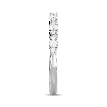 Diamond Wedding Band 1/5 Ct.tw in 14K White Gold