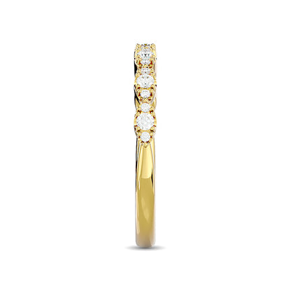 Diamond Stackable Band 1/5 Ct.tw in 14K Yellow Gold