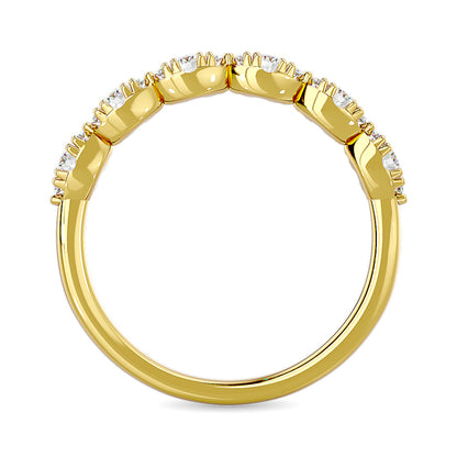 Diamond Stackable Band 1/5 Ct.tw in 14K Yellow Gold
