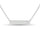 Diamond Bar Necklace 1/20 Ct.tw in Sterling Silver