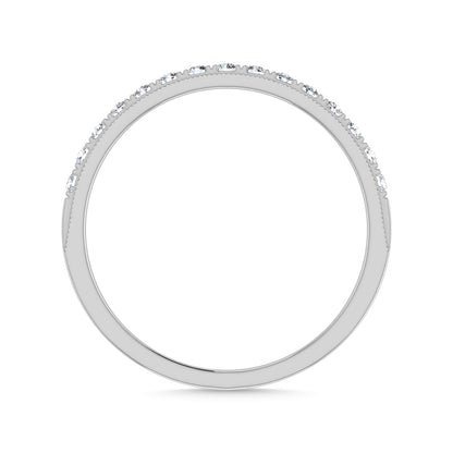 Diamond 1/4 Ct.Tw. Ladies Wedding Band in 14K White Gold