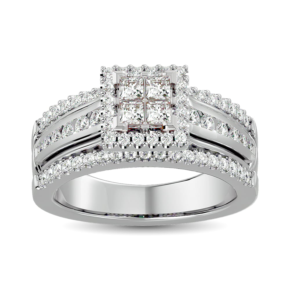 Diamond Engagement Ring 1 Ct.tw in 10K White Gold