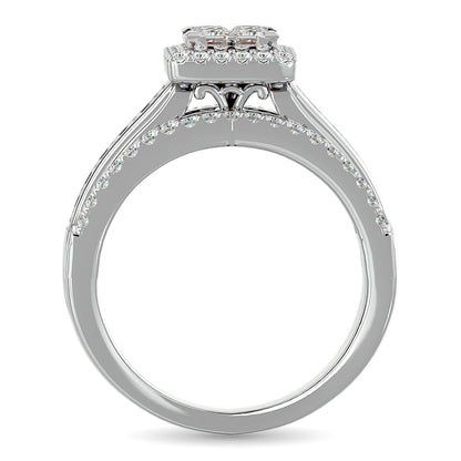 Diamond Engagement Ring 1 Ct.tw in 10K White Gold