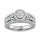 Diamond Engagement Ring 3/4 Ct.tw in 10K White Gold