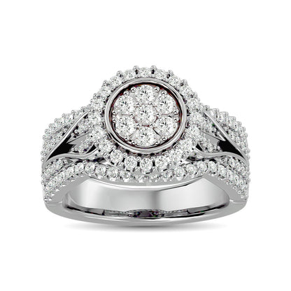 Diamond Engagement Ring 1 Ct.tw in 10K White Gold
