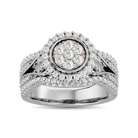 Diamond Engagement Ring 1 Ct.tw in 10K White Gold