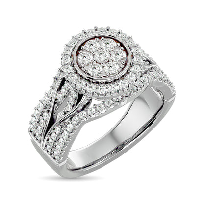 Diamond Engagement Ring 1 Ct.tw in 10K White Gold