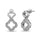Diamond Fashion Earrings 1/20 Ct.tw in Sterling Silver
