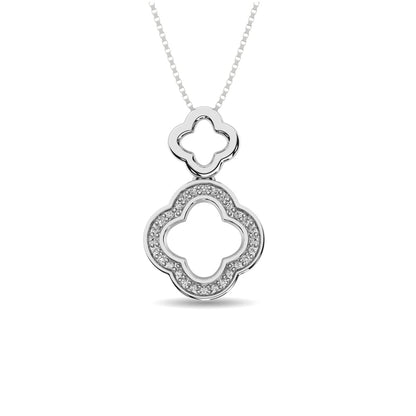 Diamond Fashion Pendant 1/20 Ct.tw in Sterling Silver