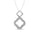 Diamond Fashion Pendant 1/20 Ct.tw in Sterling Silver
