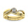 Diamond Bridal Ring 1/4 Ct.tw in Round-cut 10K Yellow Gold