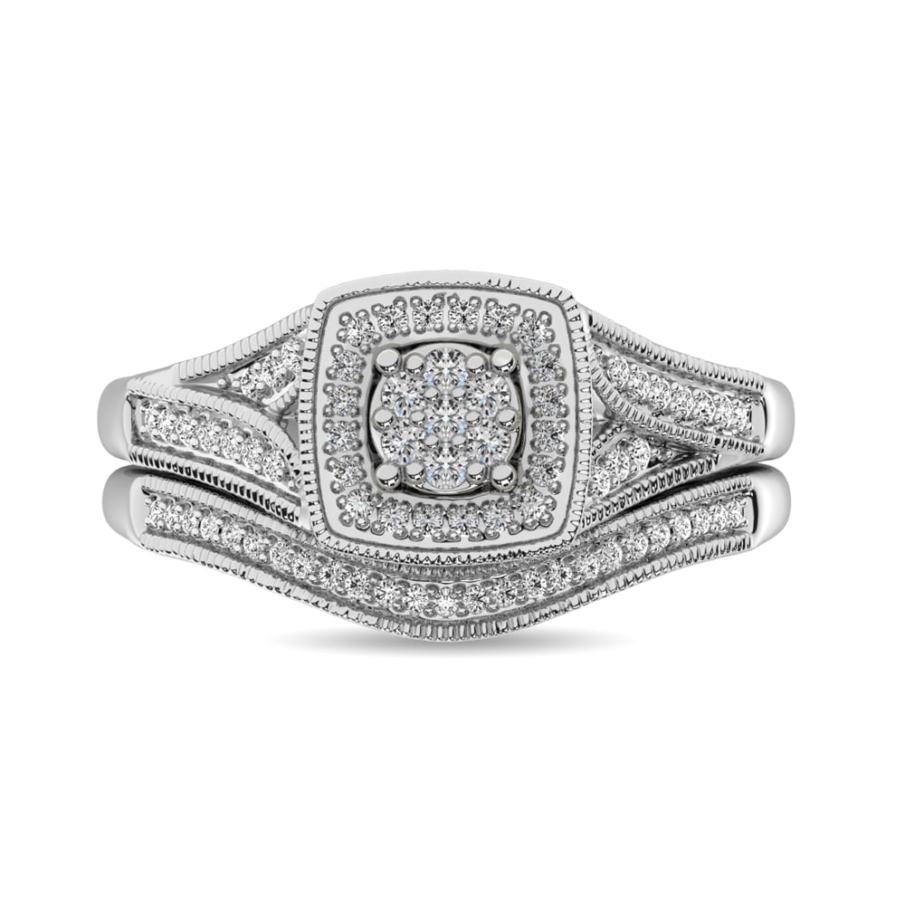 Diamond Bridal Ring 1/6 Ct.tw in Round-cut 10K in White Gold
