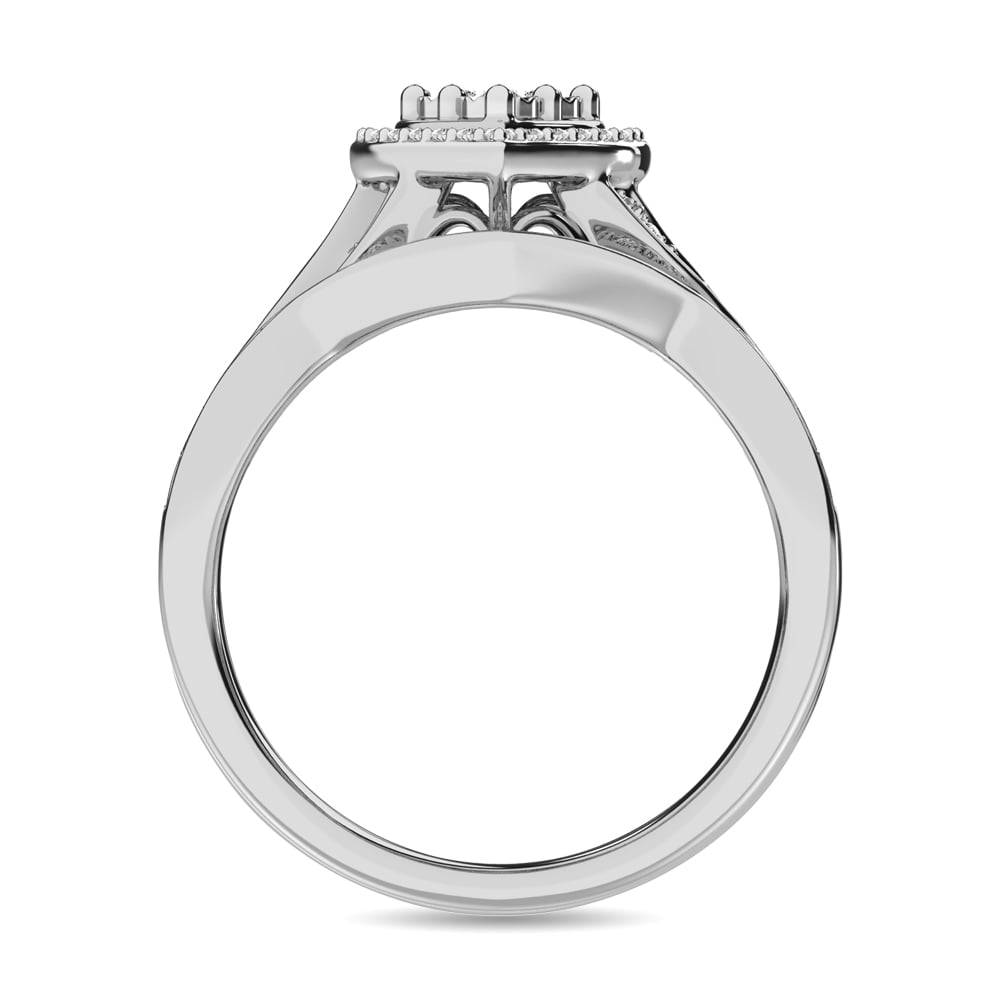 Diamond Bridal Ring 1/5 Ct.tw in Round-cut 10K in White Gold