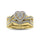 Diamond Bridal Ring 1/5 Ct.tw in Round-cut 10K in Yellow Gold