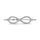 Diamond Infinity Bracelet 1/6 Ct.tw in Sterling Silver