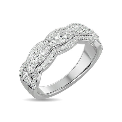 Diamond 7/8 Ct.tw Fashion Band in 14K White Gold