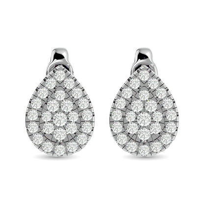 Diamond 1/3 Ct.tw Fashion Earrings in 10K White Gold