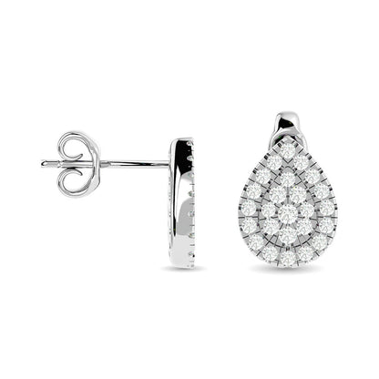 Diamond 1/3 Ct.tw Fashion Earrings in 10K White Gold
