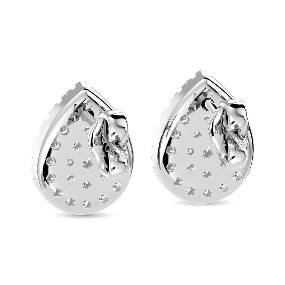 Diamond 1/3 Ct.tw Fashion Earrings in 10K White Gold
