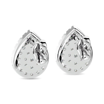 Diamond 1/3 Ct.tw Fashion Earrings in 10K White Gold