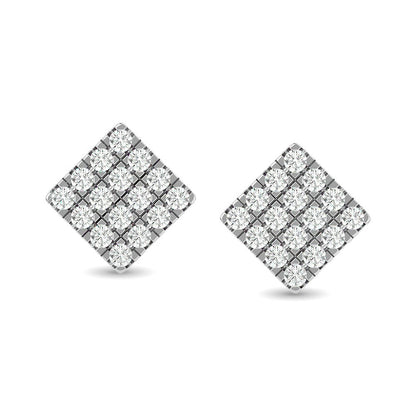 Diamond 1/3 Ct.tw Fashion Earrings in 10K White Gold