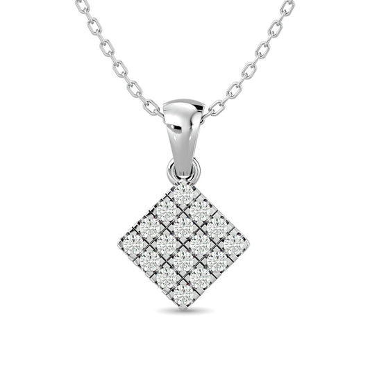 Diamond 1/5 Ct.tw Fashion Pendant in 10K White Gold