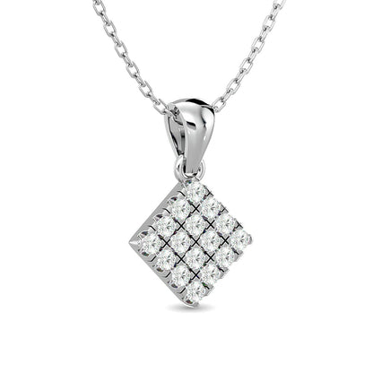 Diamond 1/5 Ct.tw Fashion Pendant in 10K White Gold
