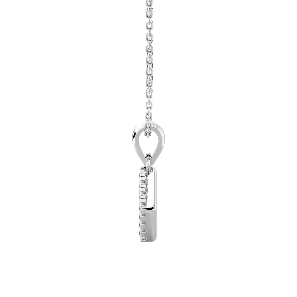 Diamond 1/5 Ct.tw Fashion Pendant in 10K White Gold