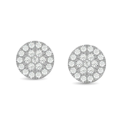 Diamond Stud earrings 1/3 Ct.tw in 10K White Gold