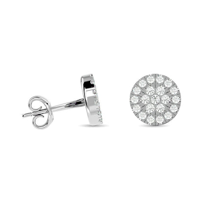 Diamond Stud earrings 1/3 Ct.tw in 10K White Gold