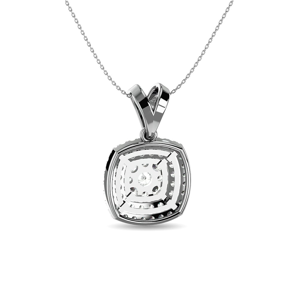 Diamond 1/2 Ct.tw Fashion Pendant in 14K White Gold