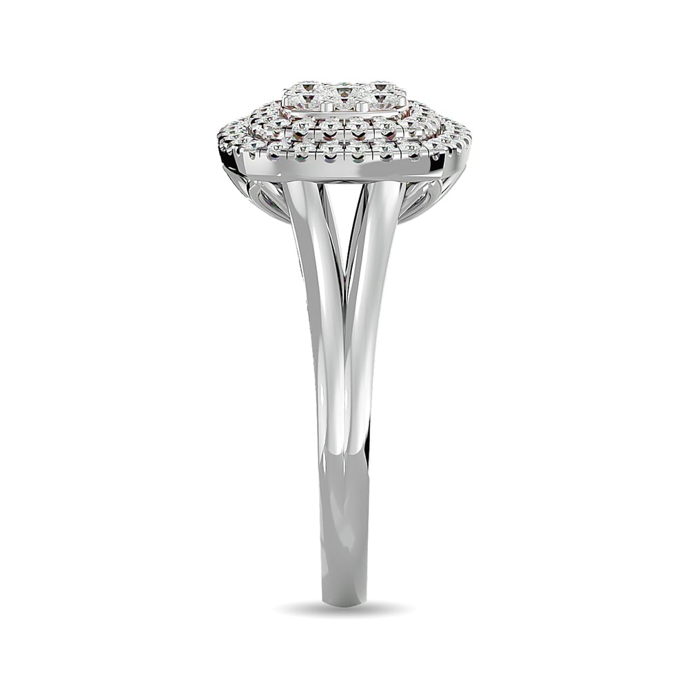 Diamond 1/2 Ct.tw Fashion Ring in 14K White Gold