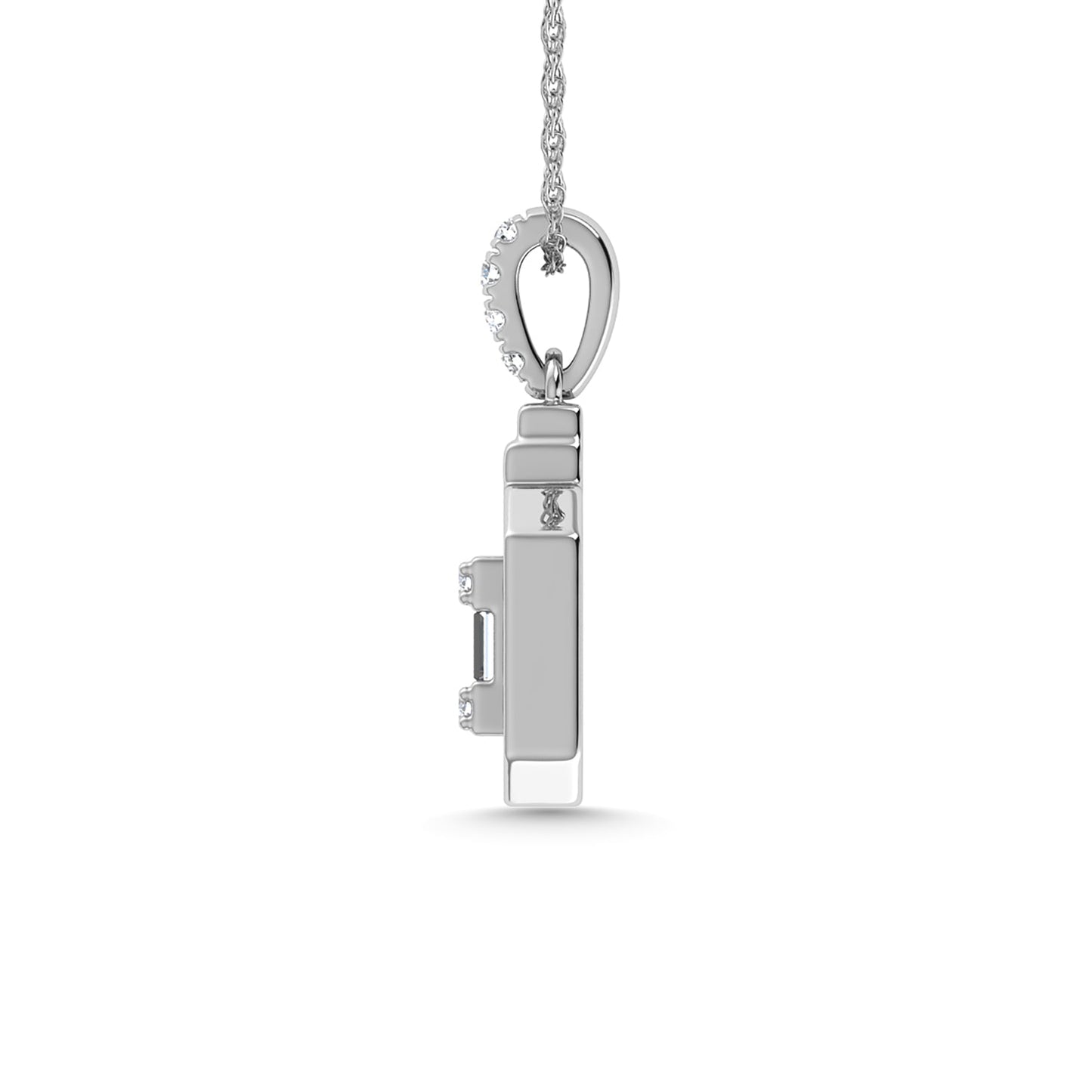 Diamond 1/3 Ct.Tw. Fashion Pendant in 14K White Gold