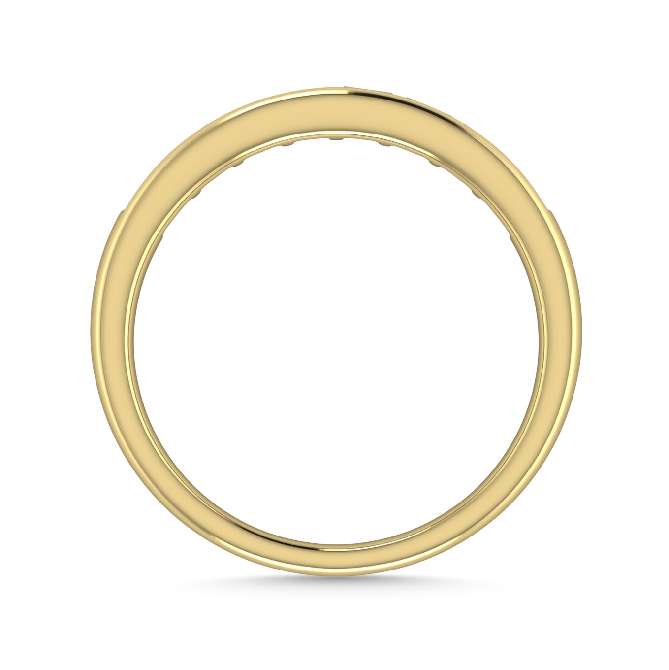 Diamond 1/4 Ct.Tw. Baguette Cut Anniversary Band in 14K Yellow Gold