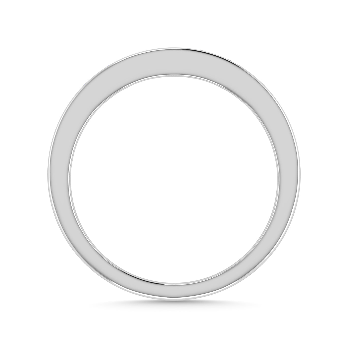 Diamond 3/8 Ct.Tw. Baguette Cut Anniversary Band in 14K White Gold