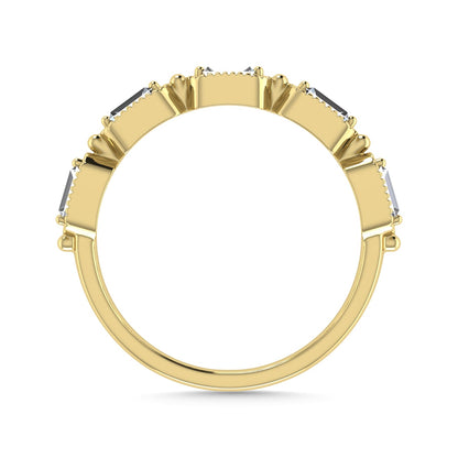 Diamond 1/4 Ct.Tw. Baguette Cut Anniversary Band in 14K Yellow Gold