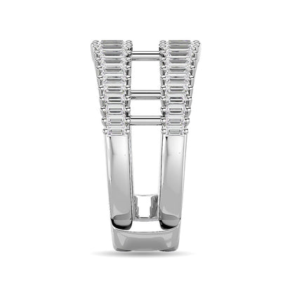 Diamond Guard Ring 5/8 Ct.tw in 14K White Gold