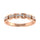 10K Rose Gold 1/10 Ct.Tw. Diamond Ladies Band