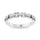 Diamond 1/10 Ct.tw Ladies band in 10K White Gold