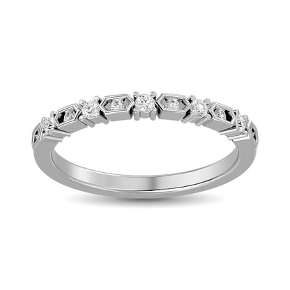 Diamond Stackable Band 1/6 Ct.tw in 14K White Gold