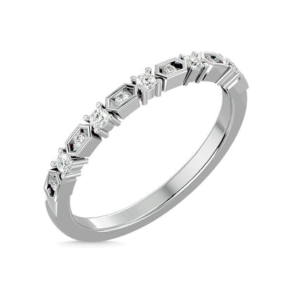 Diamond Stackable Band 1/6 Ct.tw in 14K White Gold