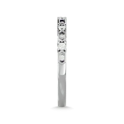 Diamond Stackable Band 1/6 Ct.tw in 14K White Gold
