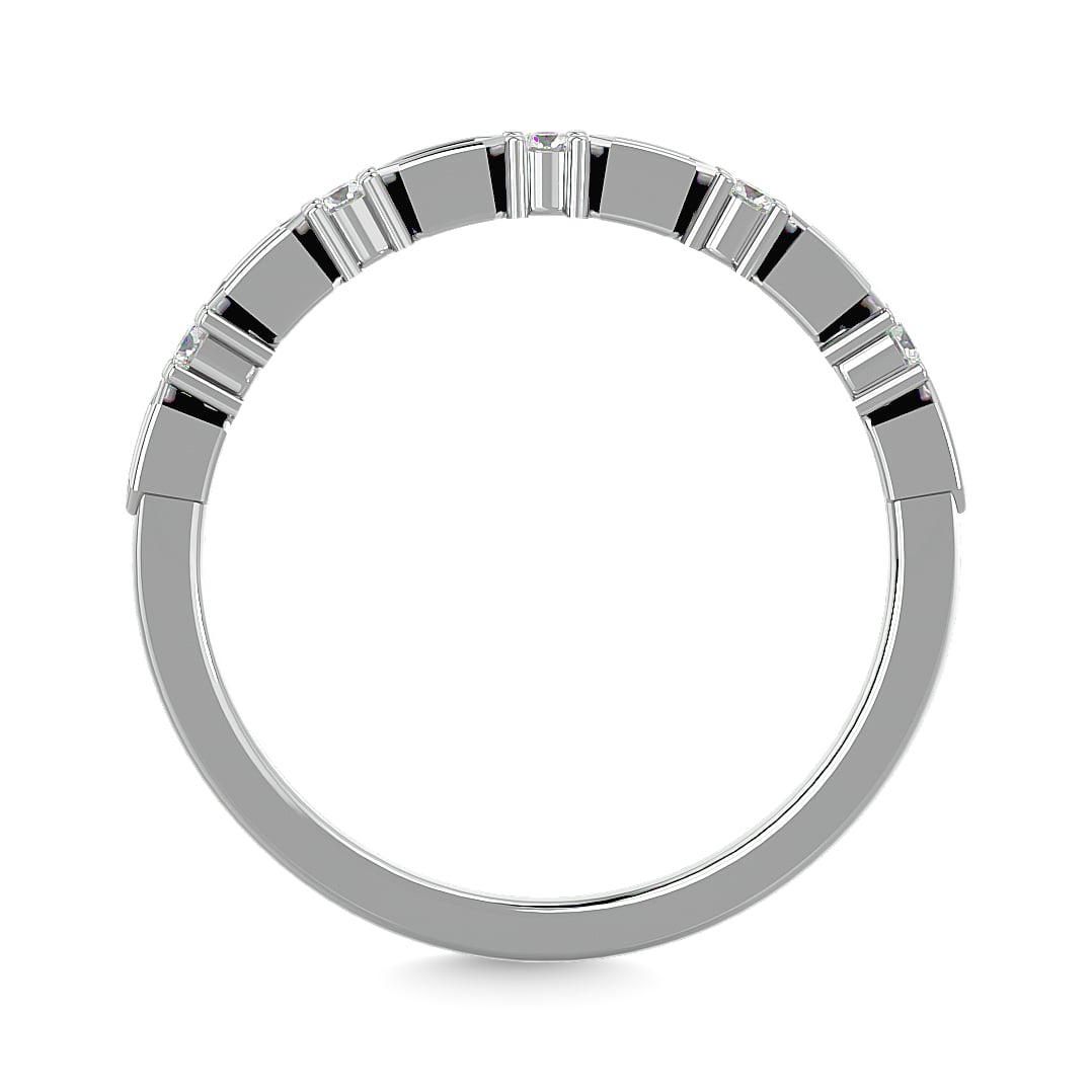 Diamond Stackable Band 1/6 Ct.tw in 14K White Gold