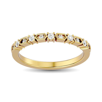 Diamond Stackable Band 1/6 Ct.tw in 14K Yellow Gold