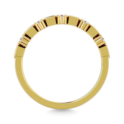 Diamond Stackable Band 1/6 Ct.tw in 14K Yellow Gold
