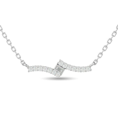 Diamond 1/8 Ct.Tw. Fashion Pendant in 10K White Gold