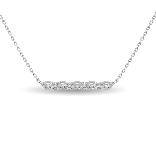 Diamond 1/5 Ct.Tw. Fashion Pendant in 14K White Gold
